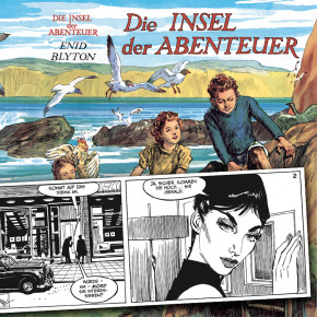 Ausschnitte aus den Comics »Die Insel der Abenteuer« und Modesty Blaise